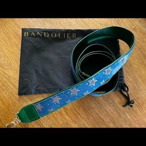 Bandolier Star and Denim Crossbody Strap